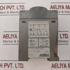 Saia K0E511A0Mvj1N00 Time Delay Relay 60Hz