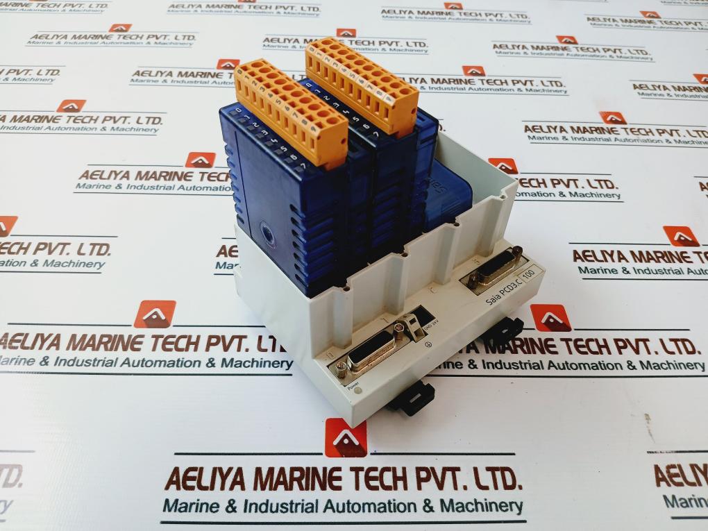 Saia Pcd3.A220 Digital Output Module W/ Pcd3.C100 Holder