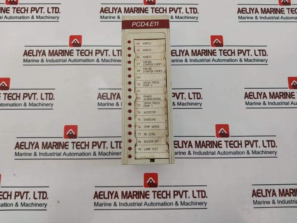Saia Pcd4.E110 Digital Input Module Version: A 16 X 24Vdc/ 8Ms