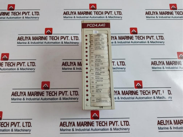 Saia Pcd4.E110,Pcd4.E11,Pcd4.A40 Digital Module 16 X 24Vdc/8Ms