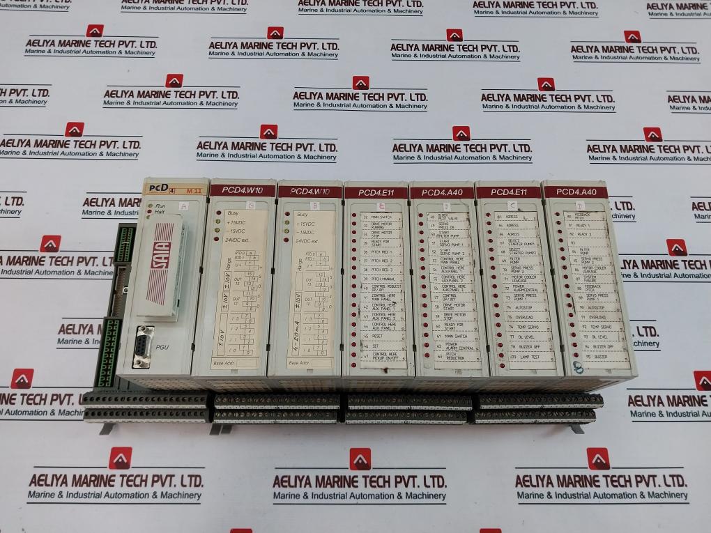 Saia Pcd4.M110 Processor Module Rack W/ Module