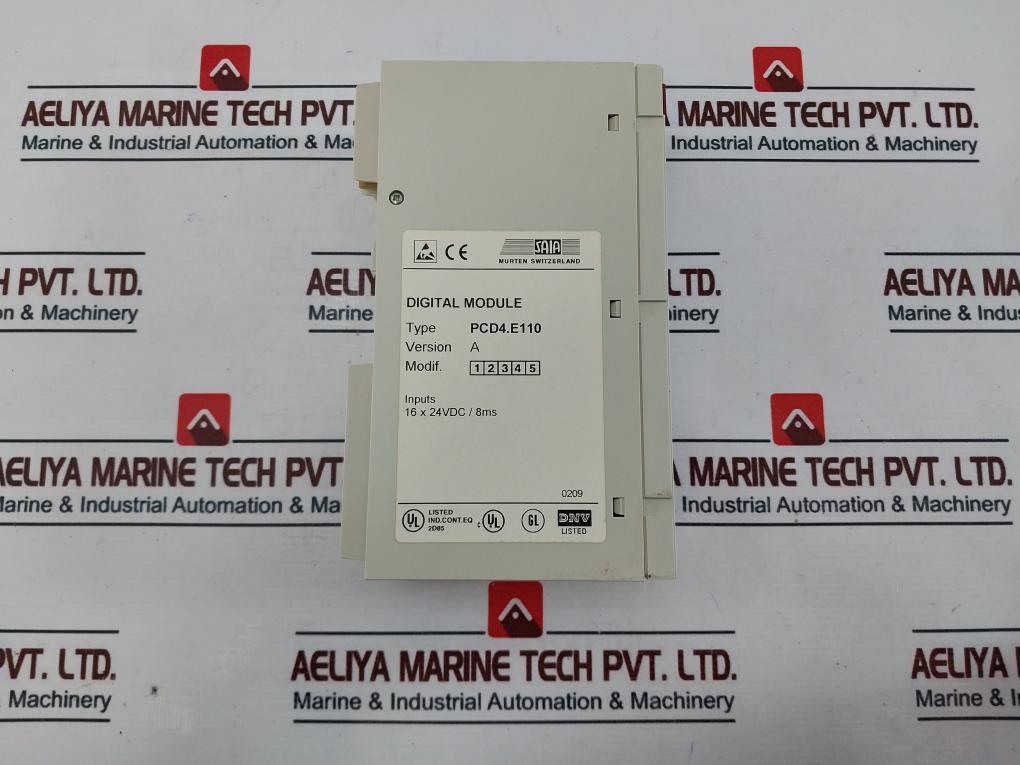 Saia Pcd4.M110 Processor Module Rack W/ Module