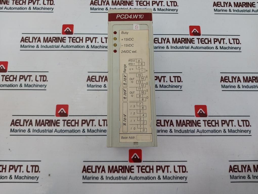 Saia Pcd4.M110 Processor Module Rack W/ Module