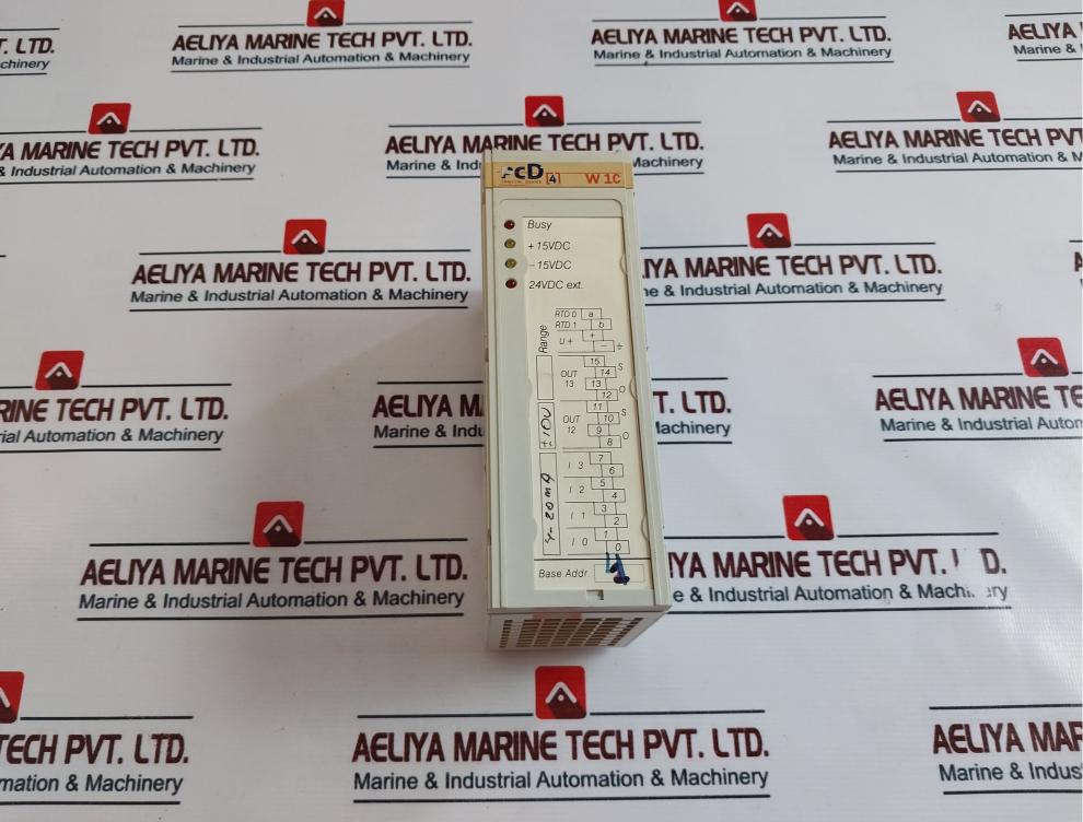 Saia Pcd4.W100 Analog Module Control Device Version: D