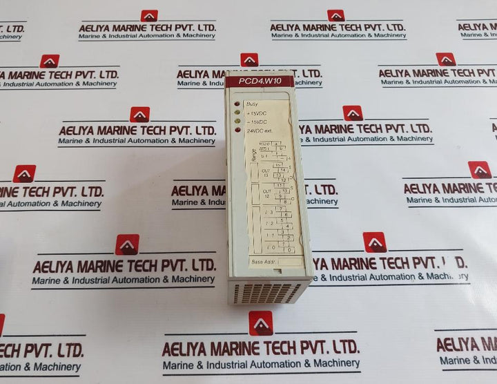 Saia Pcd4.W100 Analog Module Version: D