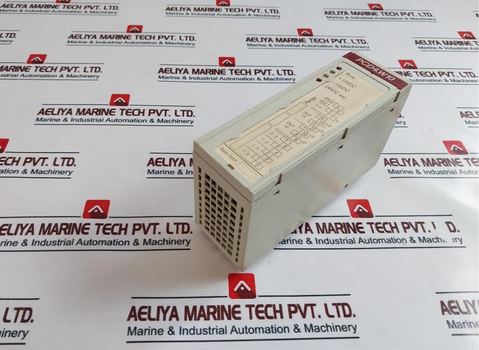 Saia Pcd4.W100 Analog Module Version: D