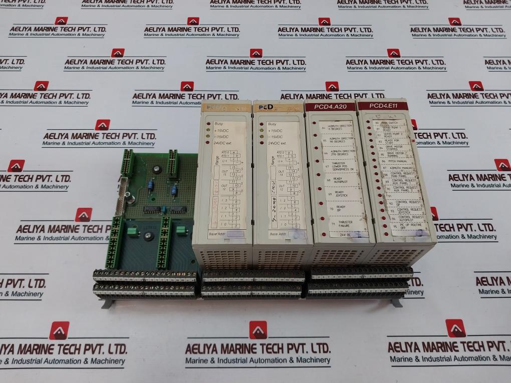 Saia Pcd4.W100,Pcd4.A200,Pcd4.E110 Module Rack