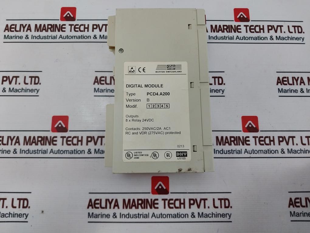 Saia Pcd4.W100,Pcd4.A200,Pcd4.E110 Module Rack