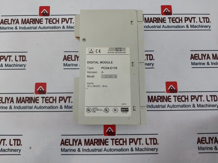 Saia Pcd4.W100,Pcd4.A200,Pcd4.E110 Module Rack