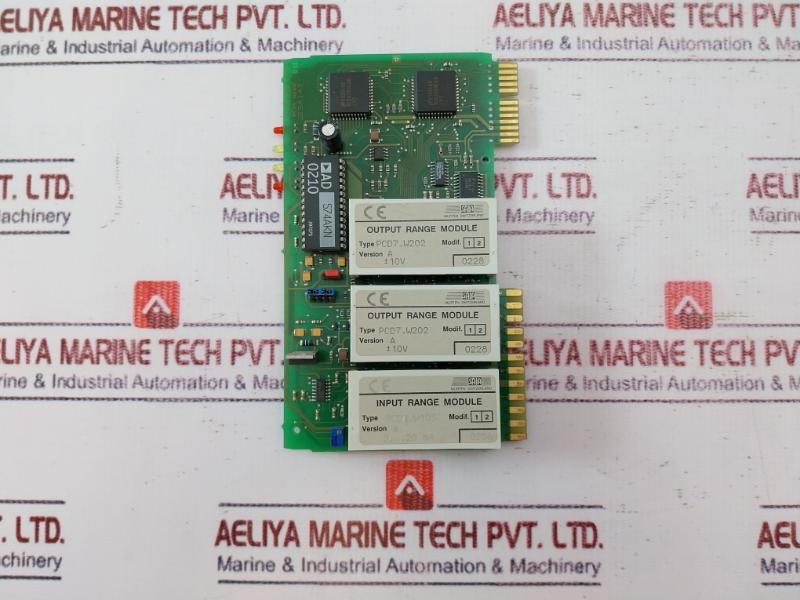 Saia Pcd4 W100 Output Range Module 0–20 Ma Version-a