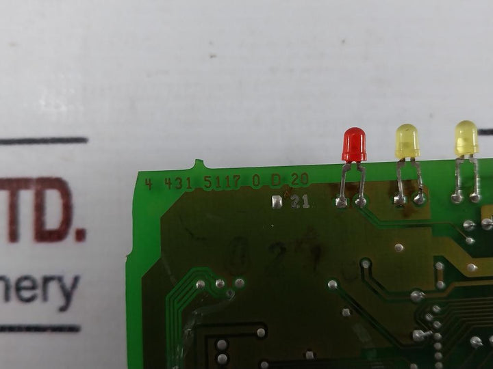 Saia Pcd4 W100 Pcb Controller 4 431 5117 0 D 20/21/10/11 ,4 431 5087 0C 10/11