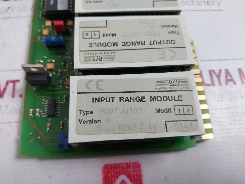 Saia Pcd7.W202 Input/Output Range Module D11 Version-a