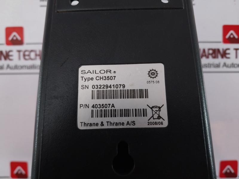 Sailor Ch3507 Communication Equipment Single Position Charger Without Adaptor