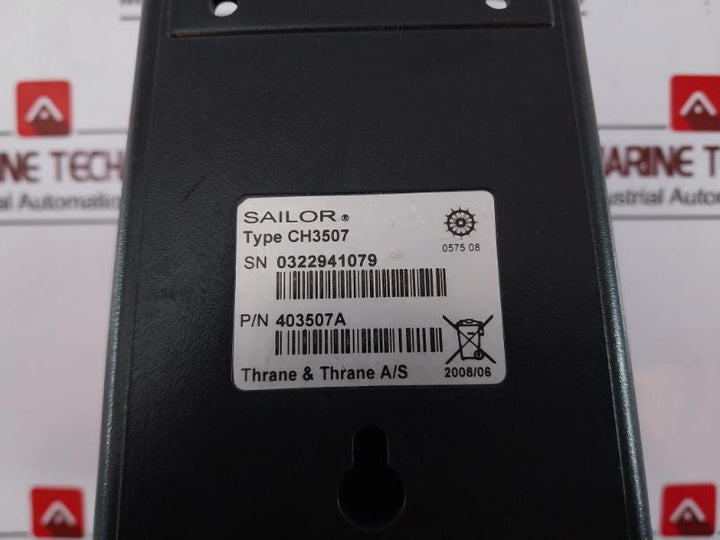 Sailor Ch3507 Communication Equipment Single Position Charger Without Adaptor