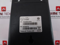 Sailor Ch3507 Communication Equipment Single Position Charger Without Adaptor