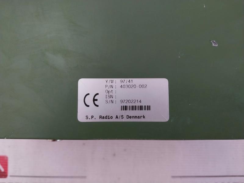 Sailor H2095 Inmarsat-c Transceiver 403020-002 10-32Vdc 12A Sw.V. 220