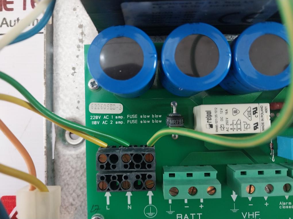 Sailor N163S Ac/Dc Power Supply, 622605Ed-3, 110/127V, 220/237V