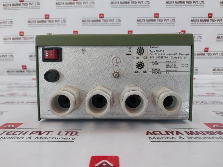 Sailor N163S Ac/Dc Power Supply, 622605Ed-3, 110/127V, 220/237V