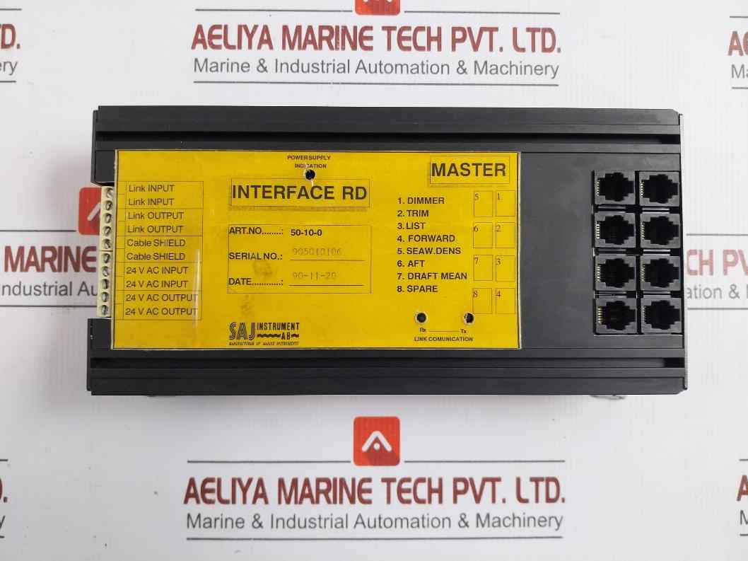 Saj Instrument Interface Rd Master Unit Input-24Vac 50-10-0