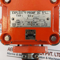Sakamoto Electric Bx-20 C Explosion-proof Dc Bell