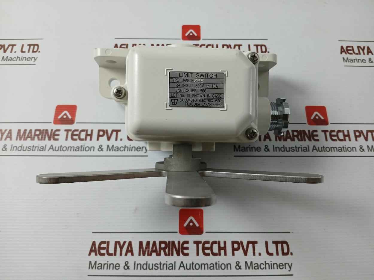 Sakamoto Electric Lwio-sb3 Limit Switch Ip66 Np2103-1