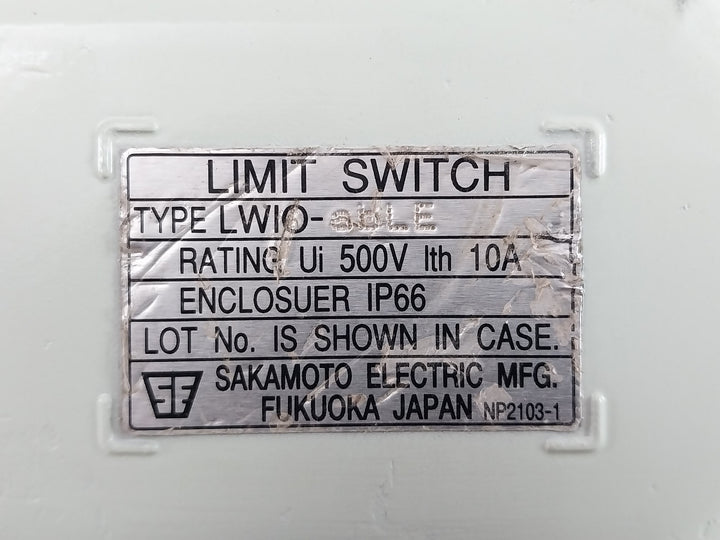 Sakamoto Lwio-able Limit Switch Ip66
