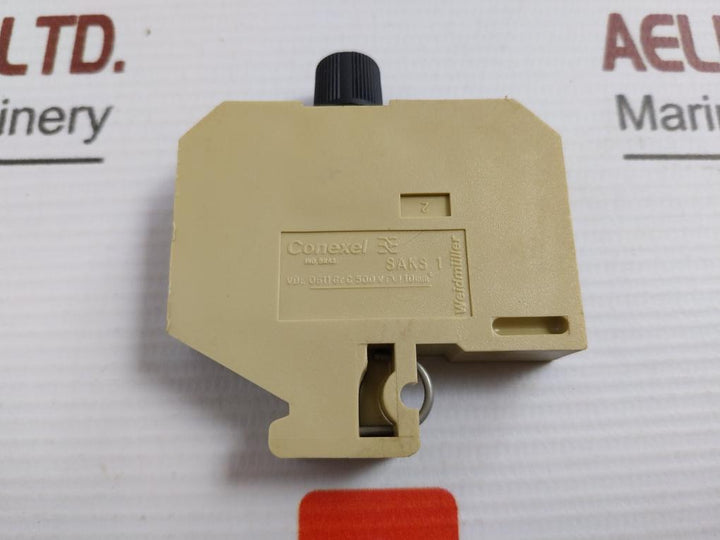 Saks-1-Fused-Terminal-Block-500v-10mm2-Conexel-By-Weidmuller-Lot-Of-23x-10
