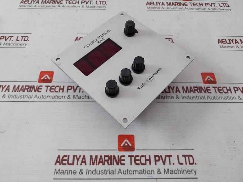 Salen & Wicander Ka-2 Course Memory Unit Front Panel Bv 222-0-01255 P.2X110V