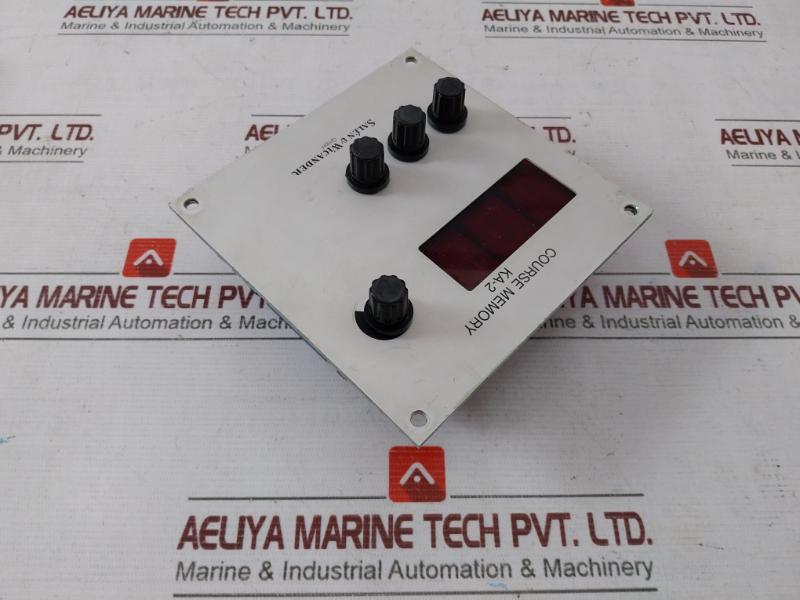 Salen & Wicander Ka-2 Course Memory Unit Front Panel Bv 222-0-01255 P.2X110V