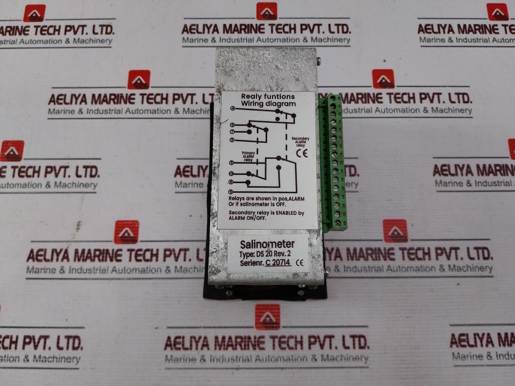 Alfa Laval Salinometer Ds 20 Main Supply 90-120/200-240 Volt Ac