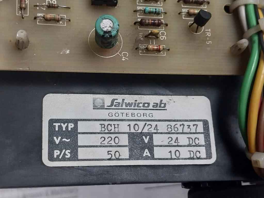 Salwico Bch 10/24 86737 Battery Charger 220V Ac-24V Dc 10A Ymk-38