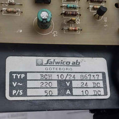 Salwico Bch 10/24 86737 Battery Charger 220V Ac-24V Dc 10A Ymk-38