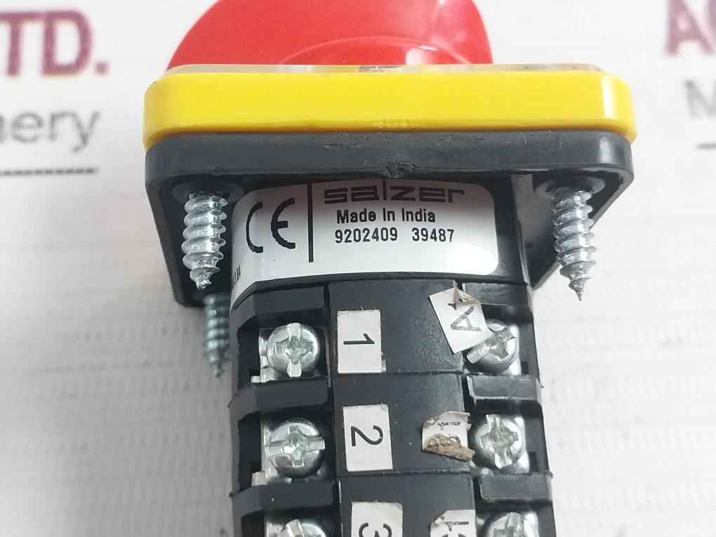 Salzer 10A-s10-61040-b13-tdyr Cam Operated Rotary Switch Iec60947-3