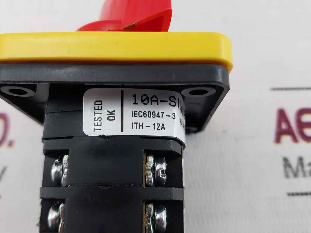 Salzer 10A-s10-61081-b13-tdyr Rotary Switch 3.8A