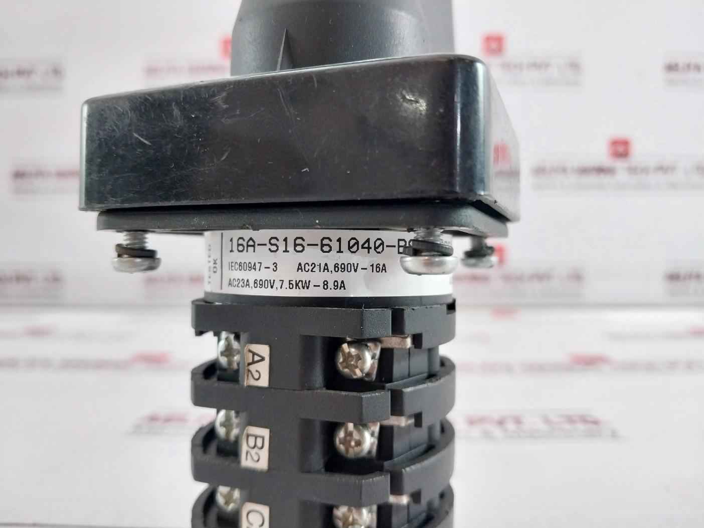 Salzer 16A-s16-61040-b90-pgbb Rotary Switch 690V 16A