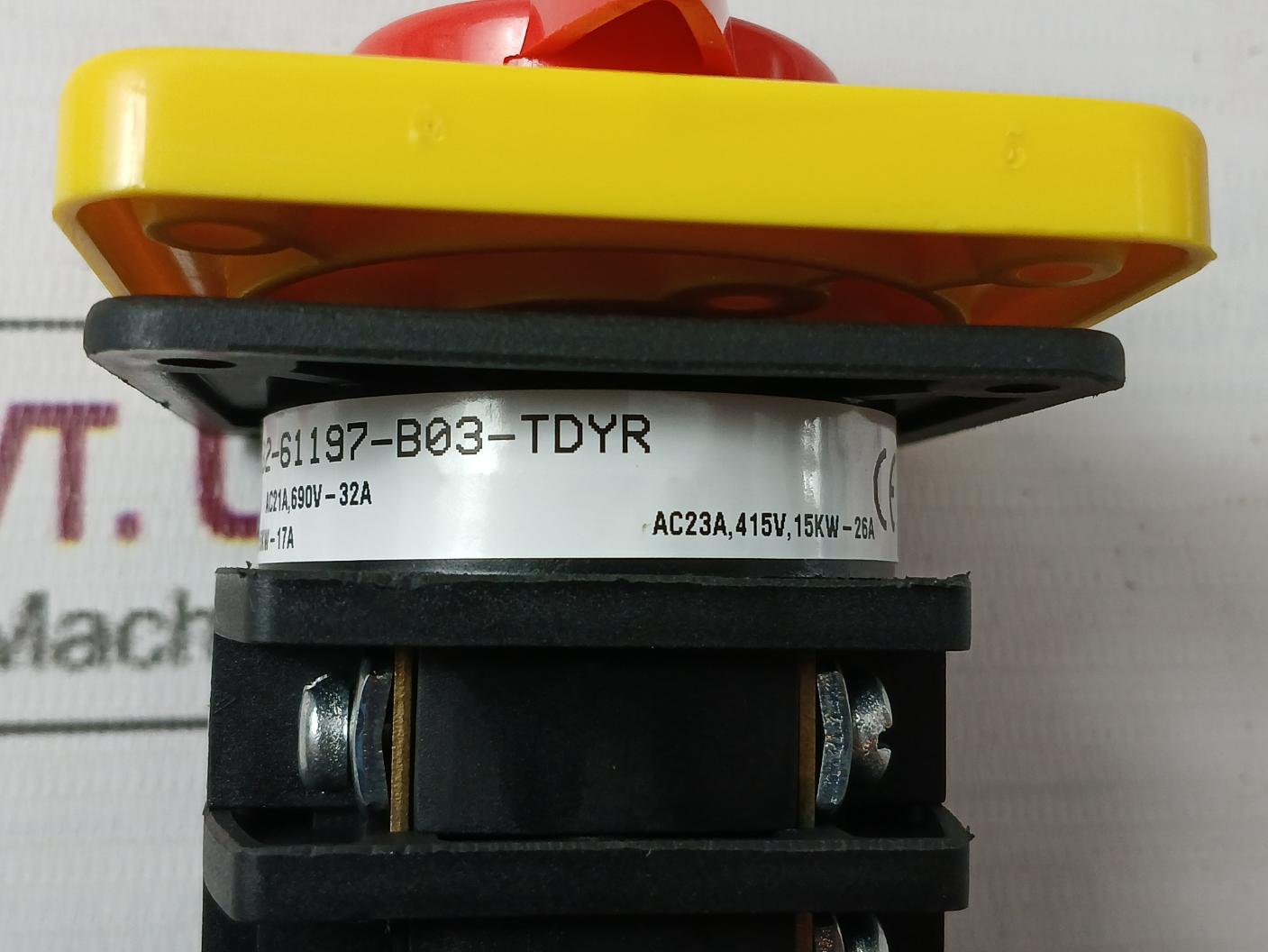 Salzer 32A-s32-61197-b03-tdyr Operated Rotary Switch 690V-32A