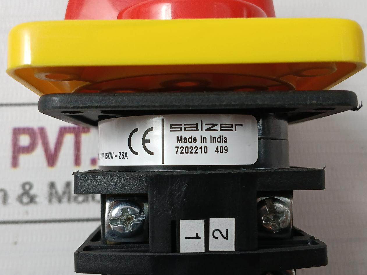 Salzer 32A-s32-61197-b03-tdyr Operated Rotary Switch 690V-32A
