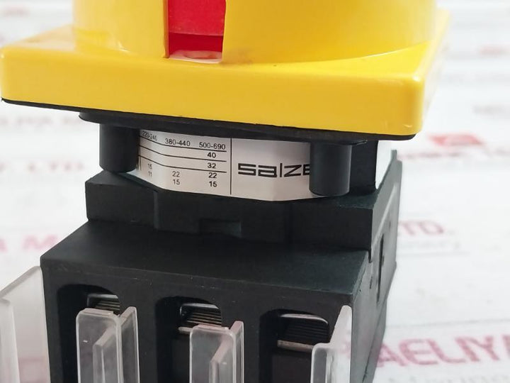 Salzer Lb232 Load Break Switch 32309 32A 600Vac 1.7 Nm