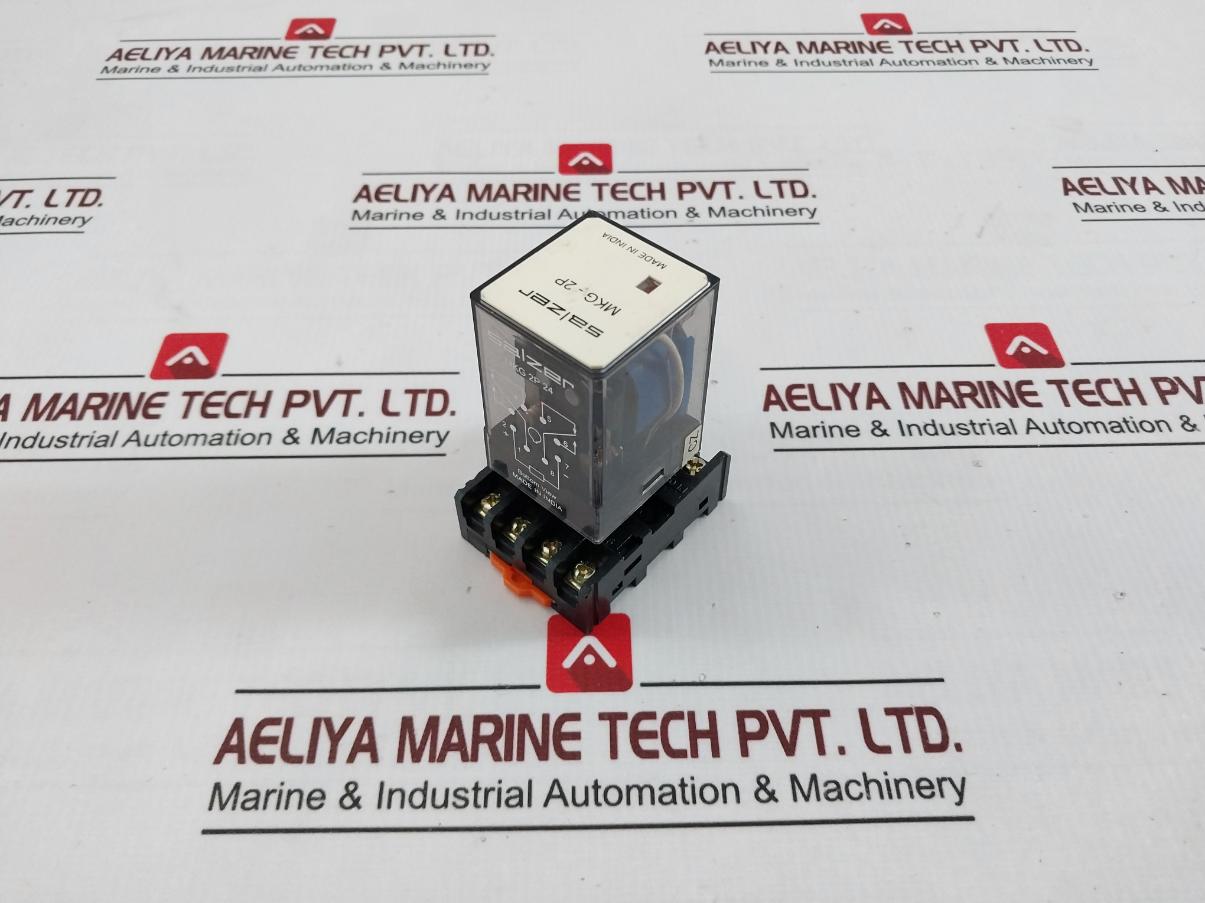 Salzer Mkg 2P 24 Miniature Relay With Base Pf083A 24 Vdc