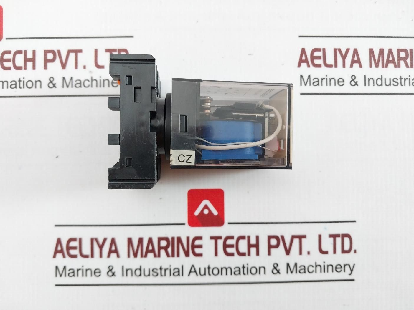 Salzer Mkg 2P 24 Miniature Relay With Base Pf083A 24 Vdc
