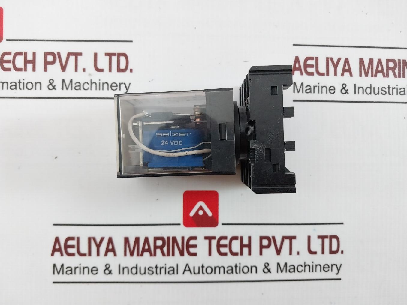 Salzer Mkg 2P 24 Miniature Relay With Base Pf083A 24 Vdc