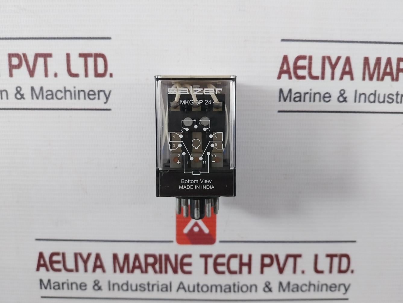 Salzer Mkg 3P 24 Plug-in Relay With Base Pf113A-e 24Vdc