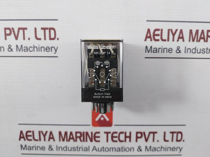 Salzer Mkg 3P 24 Plug-in Relay With Base Pf113A-e 24Vdc