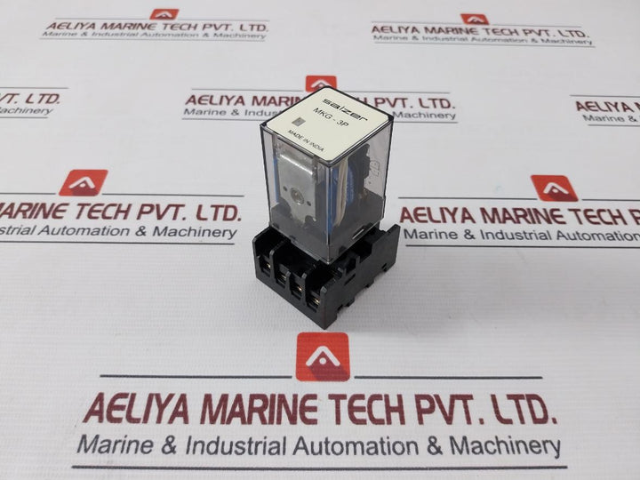 Salzer Mkg 3P 24 Plug-in Relay With Base Pf113A-e 24Vdc