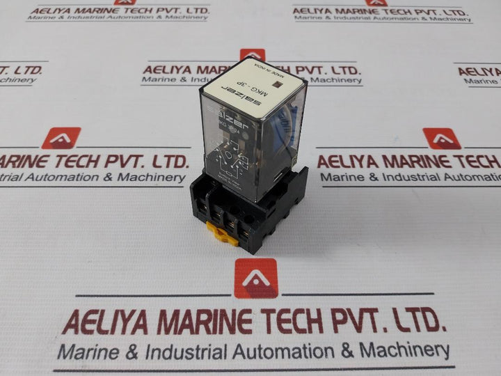 Salzer Mkg 3P 24 Plug-in Relay With Base Pf113A-e 24Vdc