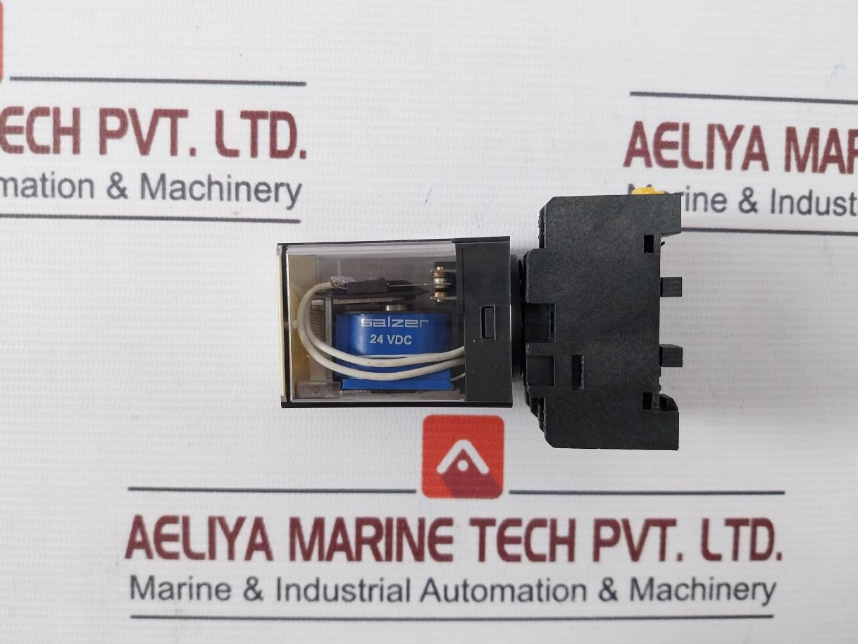 Salzer Mkg 3P 24 Plug-in Relay With Base Pf113A-e 24Vdc