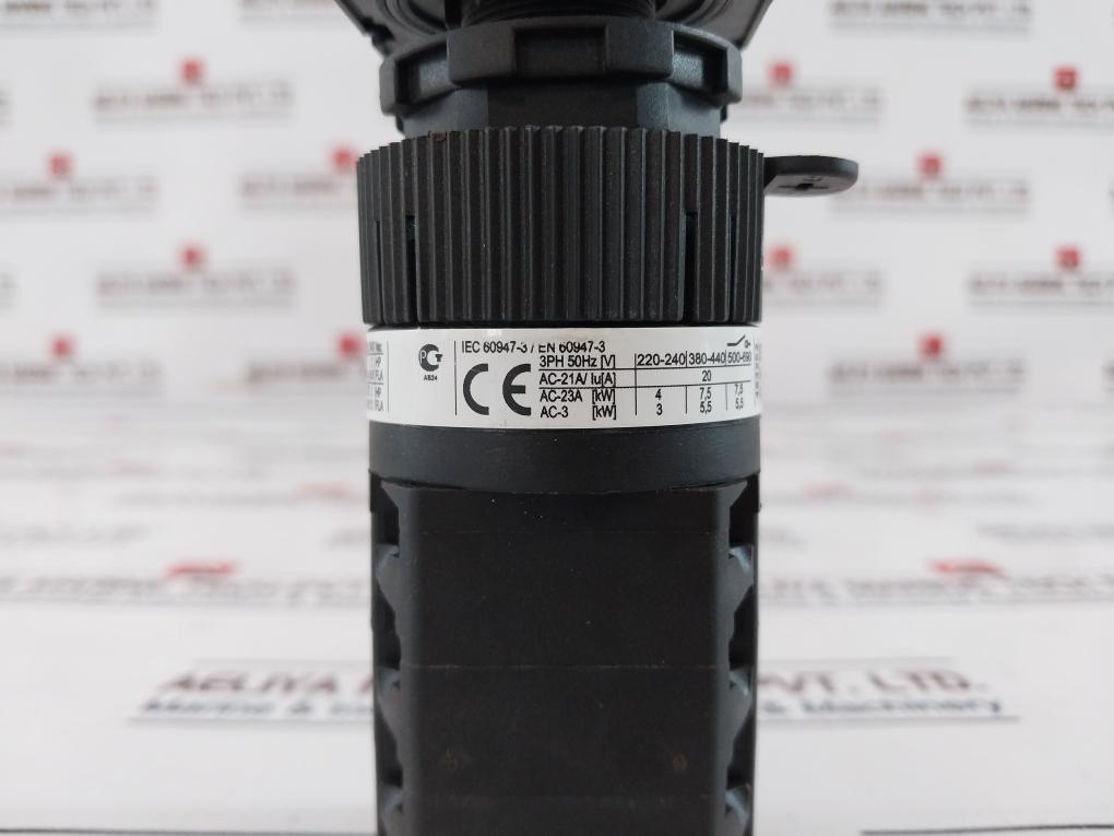 Salzer P220-61069-219M1 Rotary Cam Switch 20A, 300Vac