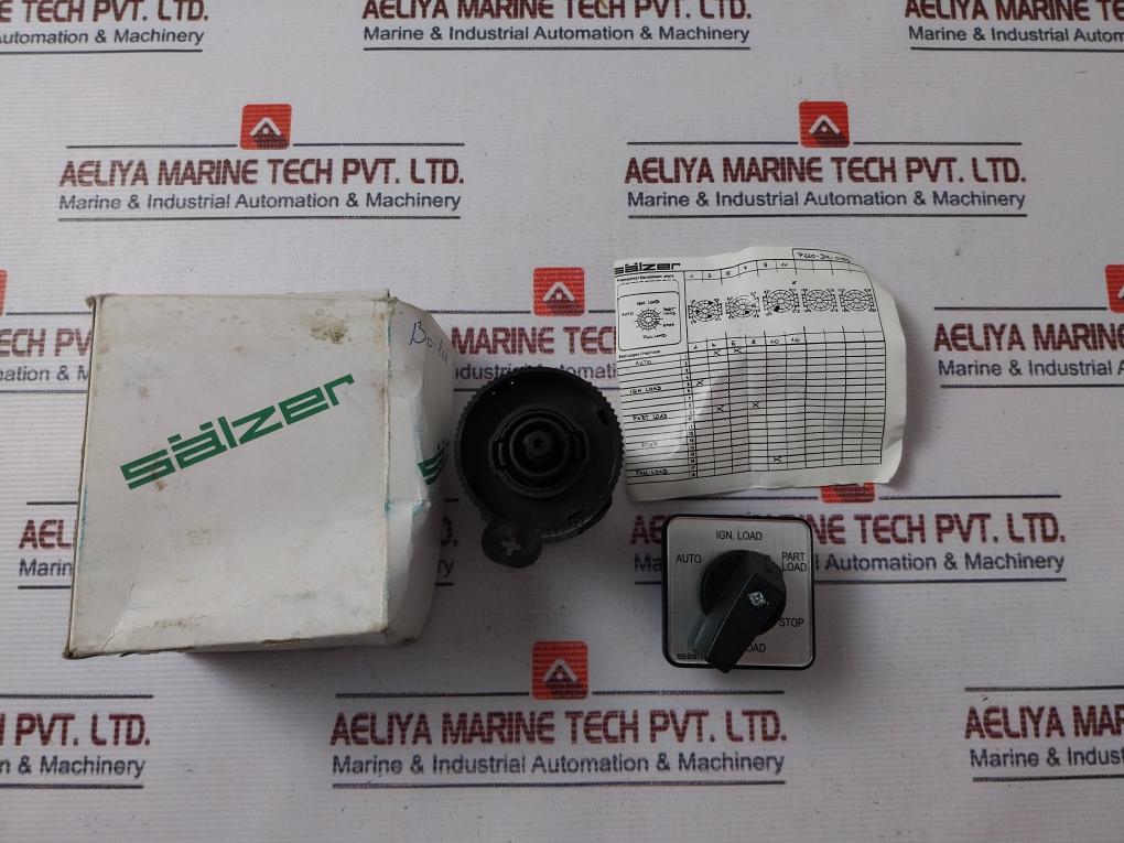 Salzer P220-dk-0159-a01 Rotary Cam Switch 20A, 300Vac