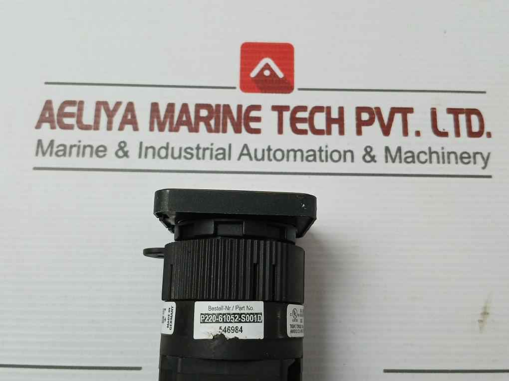 Salzer Rotary Cam Switch 20A, 300Vac Part: P220-61052-s001D