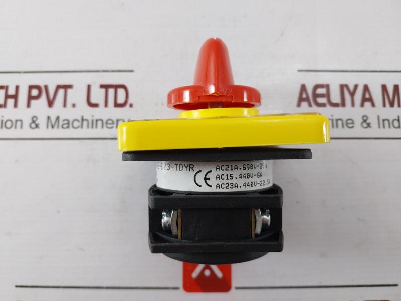 Salzer S25-61198-b03-tdyr Cam Operated Rotary Switch 61198Seb03Tdyr Ac23A-15 Hp